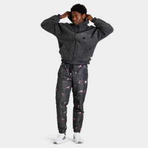 adidas Sportswear Polar Fleece Full Zip Sweatshirt / Carbon sold by JD Sports