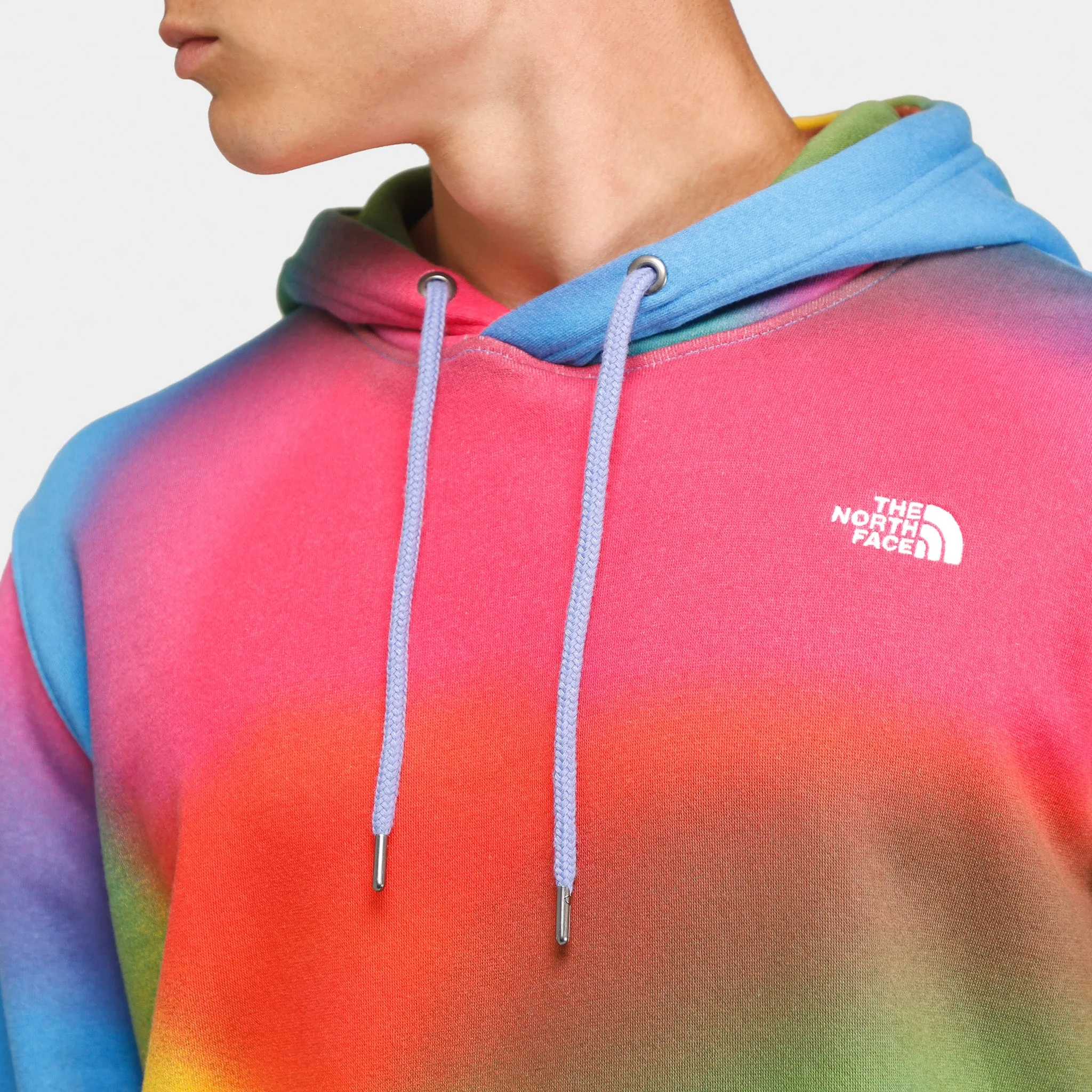 The North Face Allover Print Pullover Hoodie / Super Sonic Blue Gradient Print sold by JD Sports product image thumbnail 4