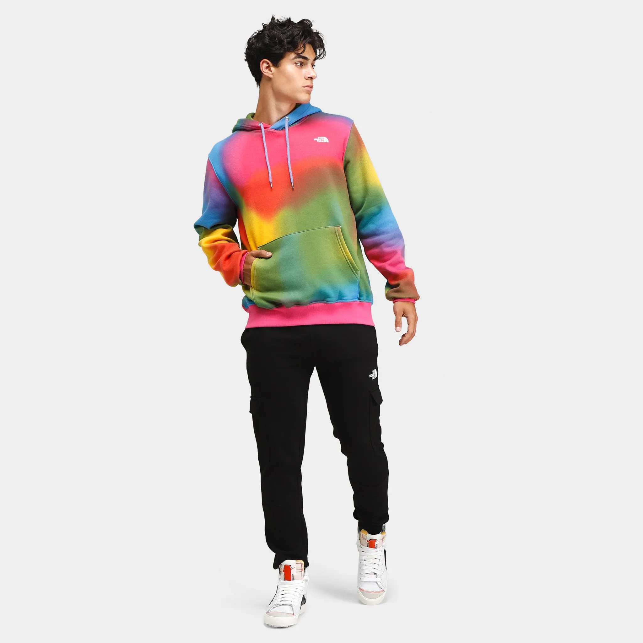 The North Face Allover Print Pullover Hoodie / Super Sonic Blue Gradient Print sold by JD Sports product image thumbnail 5
