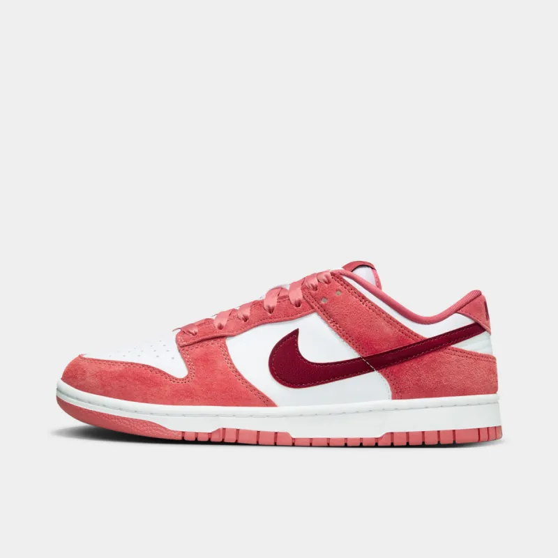 Nike Women's Dunk Low Valentine's Day White / Team Red - Adobe sold by JD Sports