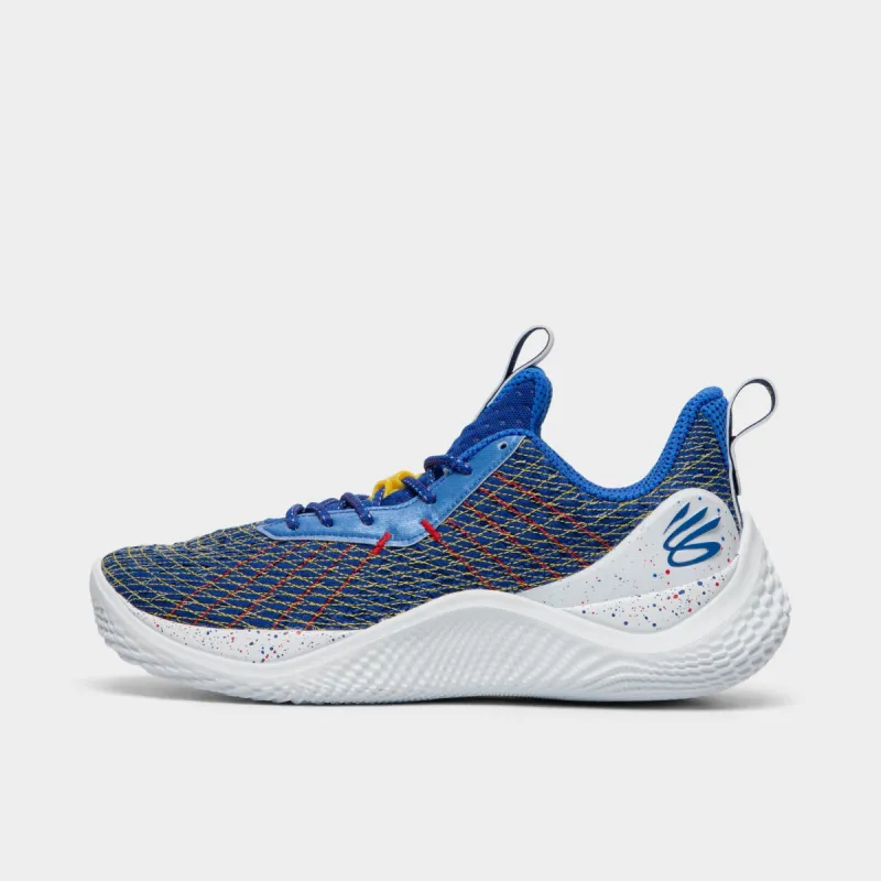 Under Armour Curry 10  Royal / Taxi - White sold by JD Sports