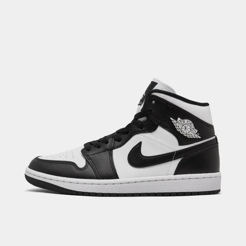 Jordan Women's 1 Mid White / Black - White sold by JD Sports