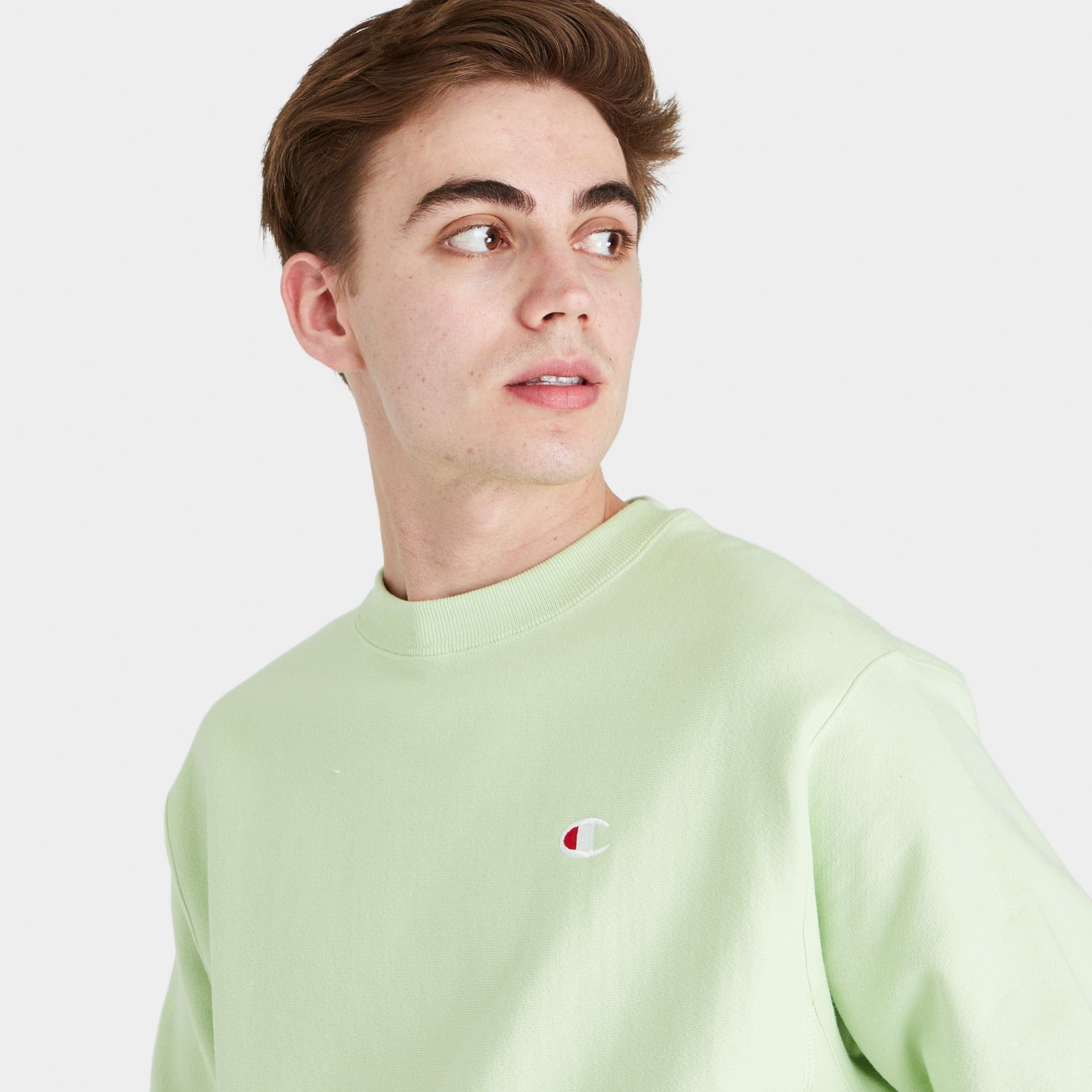 Champion Reverse Weave Crewneck / Mint To Be Green sold by JD Sports product image thumbnail 2