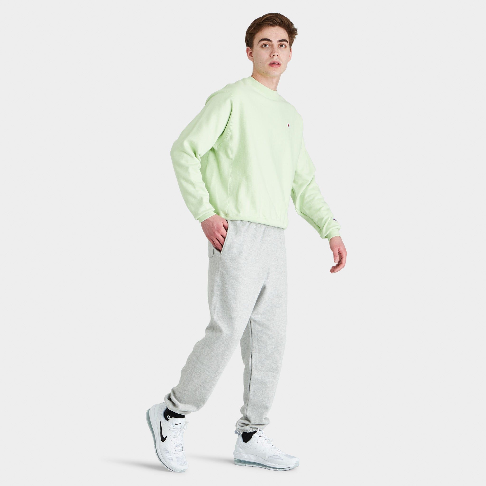 Champion Reverse Weave Crewneck / Mint To Be Green sold by JD Sports product image thumbnail 5