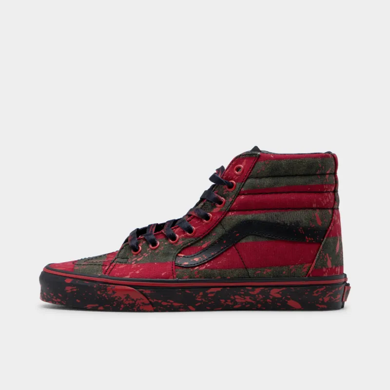 Vans x Nightmare on Elm Street Sk8-Hi / Terror Red sold by JD Sports