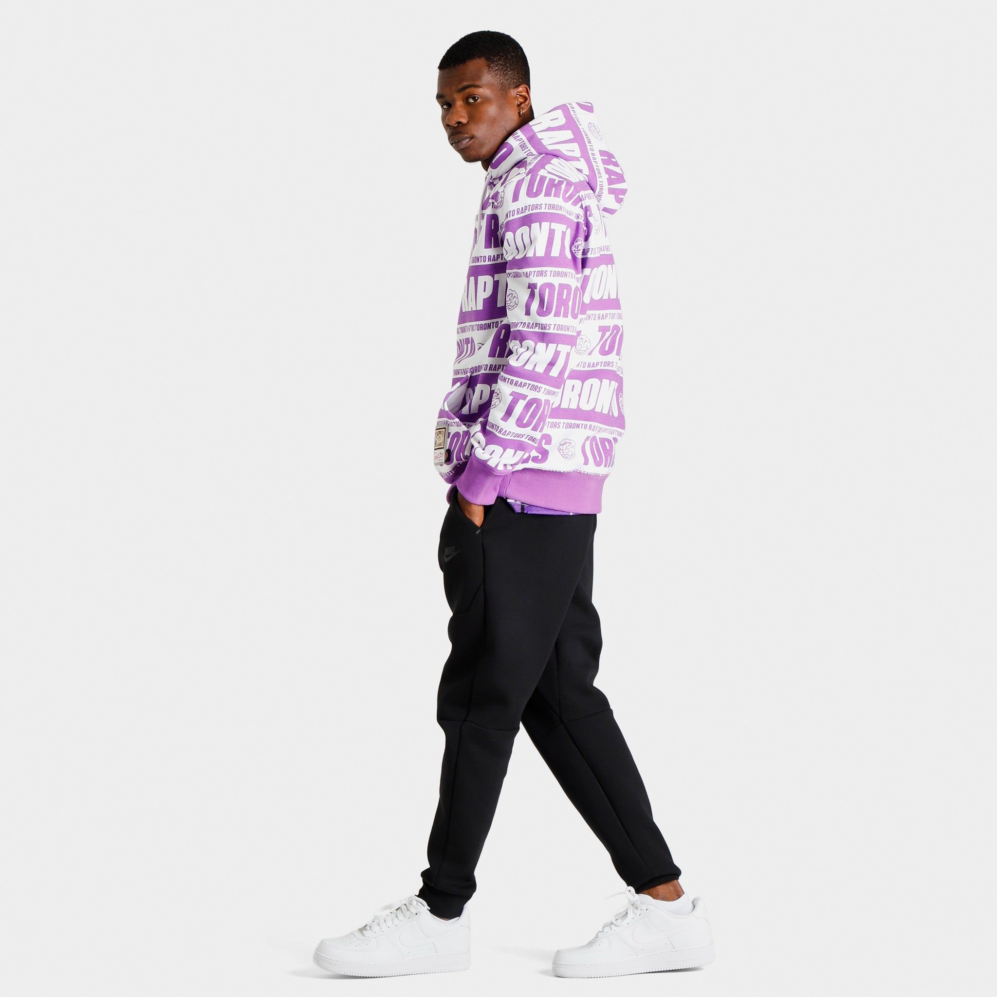 Purple Raptors Track Pants Li Ning X Fred VanVleet Men's Premium