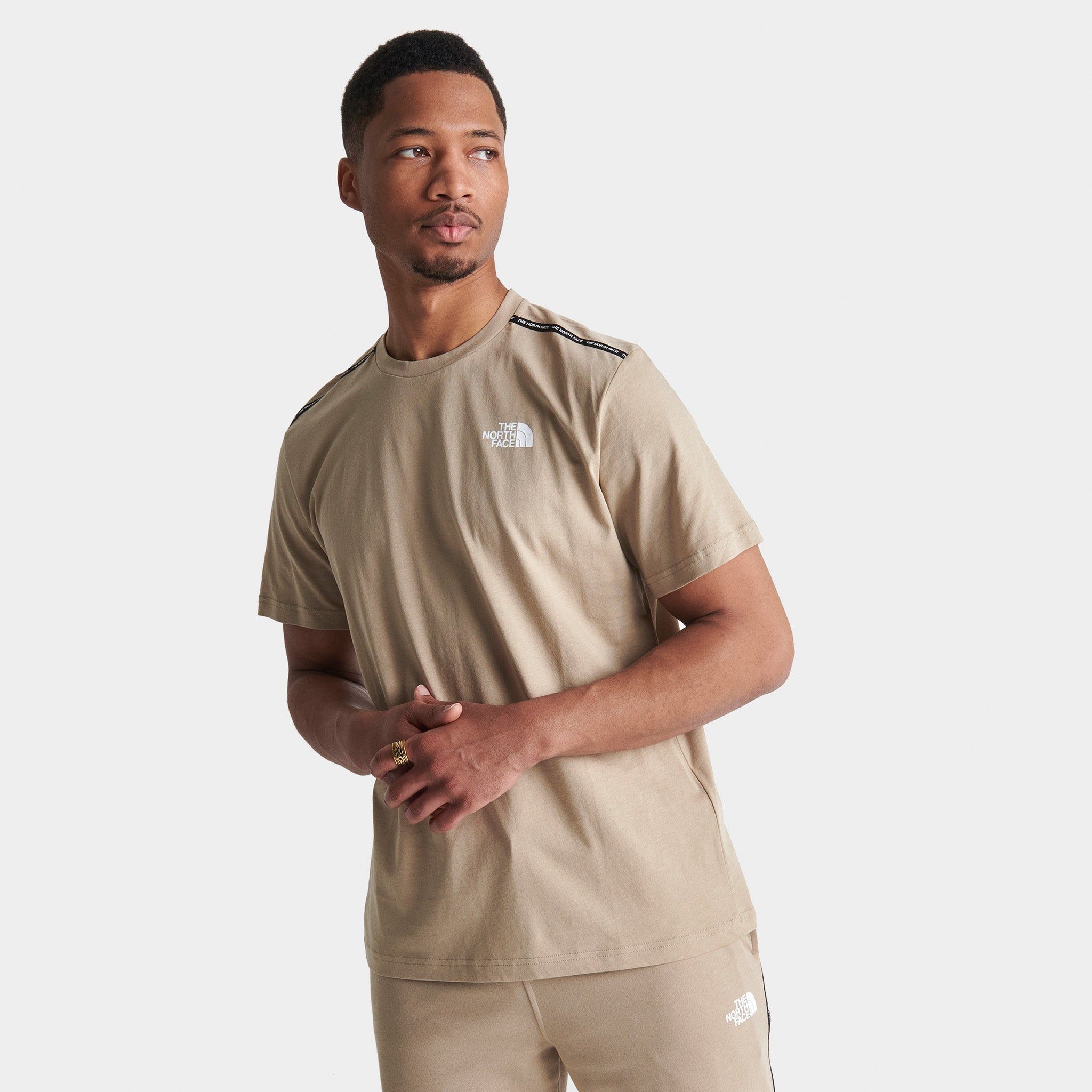 The North Face Changla Tape T-Shirt / Flax sold by JD Sports product image thumbnail 3