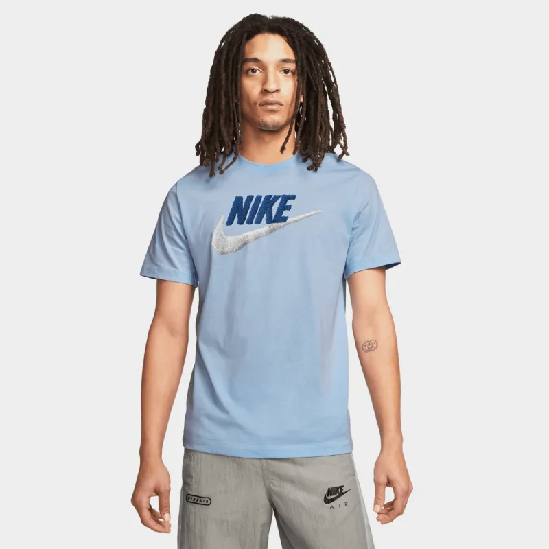 Nike Sportswear T-shirt Light Marine / Dark Marina Blue - White made by Nike