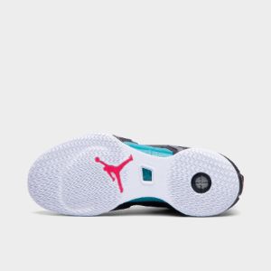 Jordan 36 Low Black / Rush Pink - Washed Teal sold by JD Sports
