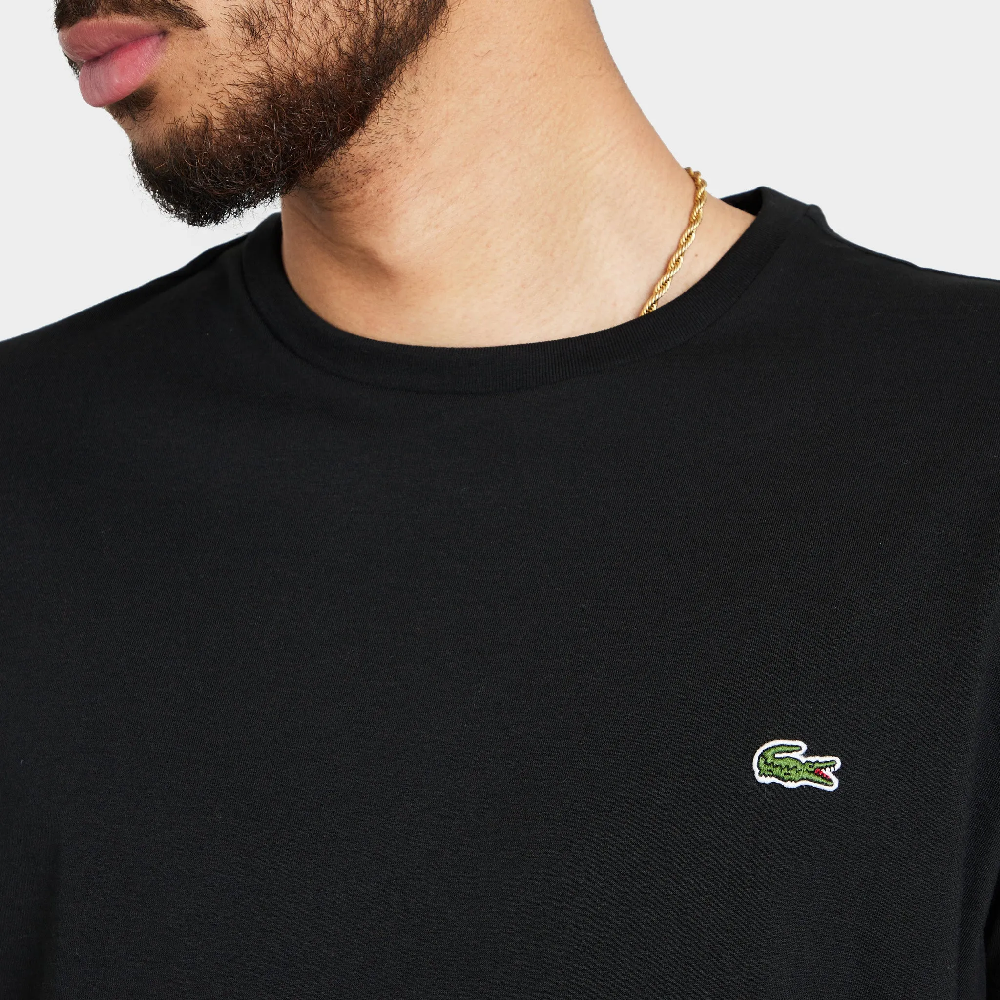 Lacoste Pima Cotton T-shirt / Black sold by JD Sports product image thumbnail 4