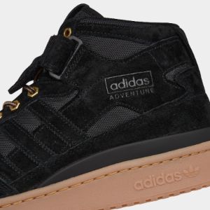 adidas Originals Forum Mid Core Black / Core Black - Gum 3 sold by JD Sports