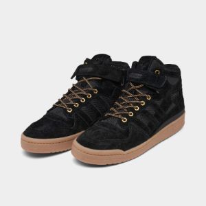 adidas Originals Forum Mid Core Black / Core Black - Gum 3 sold by JD Sports
