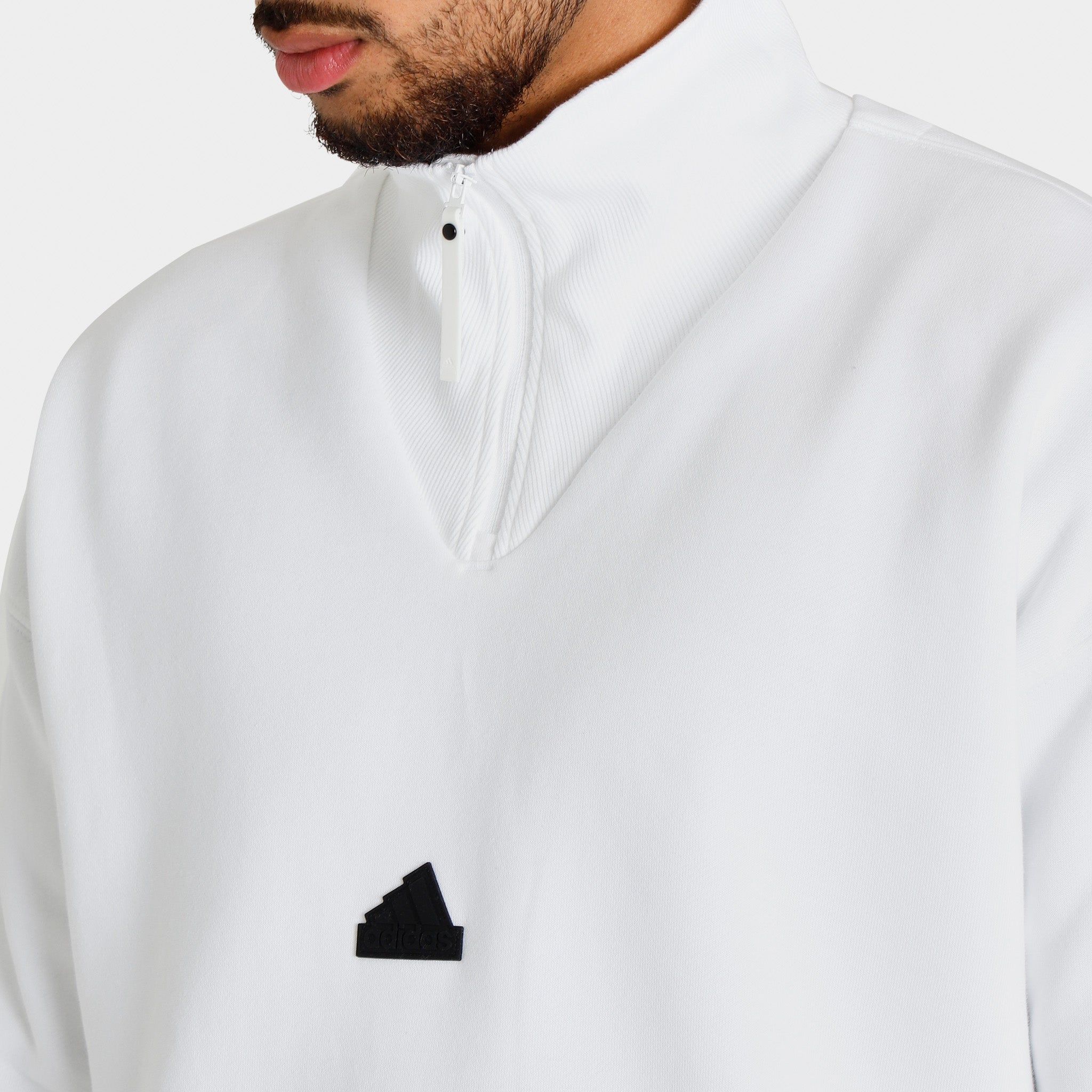 adidas Sportswear Quarter Zip Sweatshirt / White sold by JD Sports product image thumbnail 4