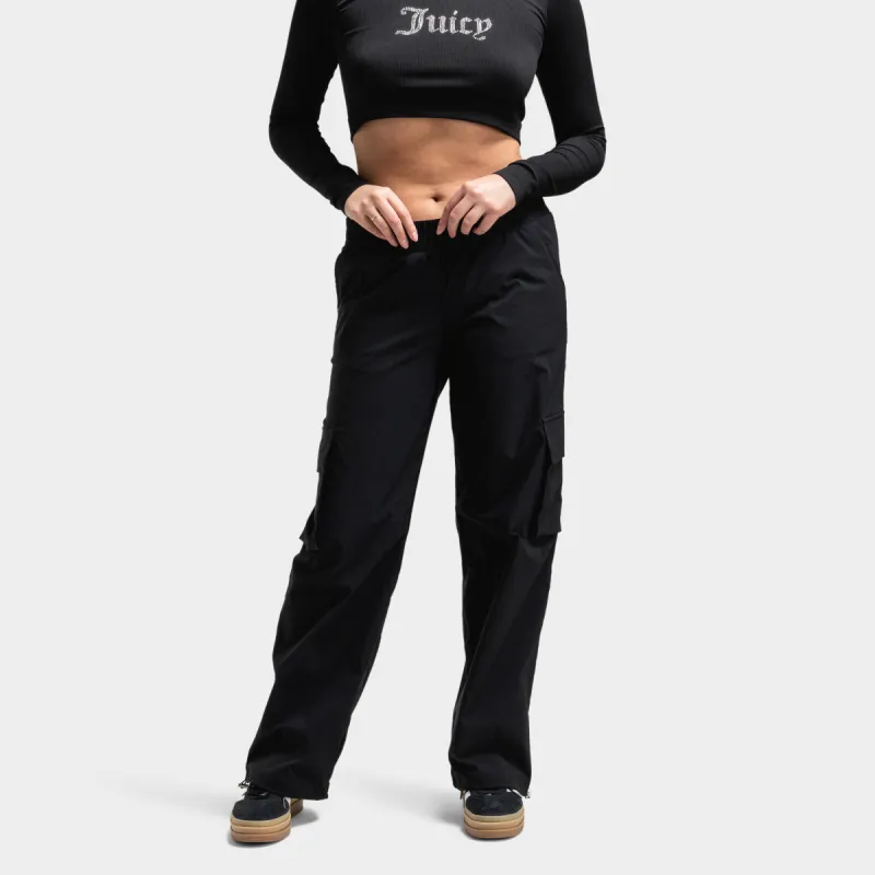 Juicy Couture Women's Wide Leg Cargo Utility Pants / Black sold by JD Sports