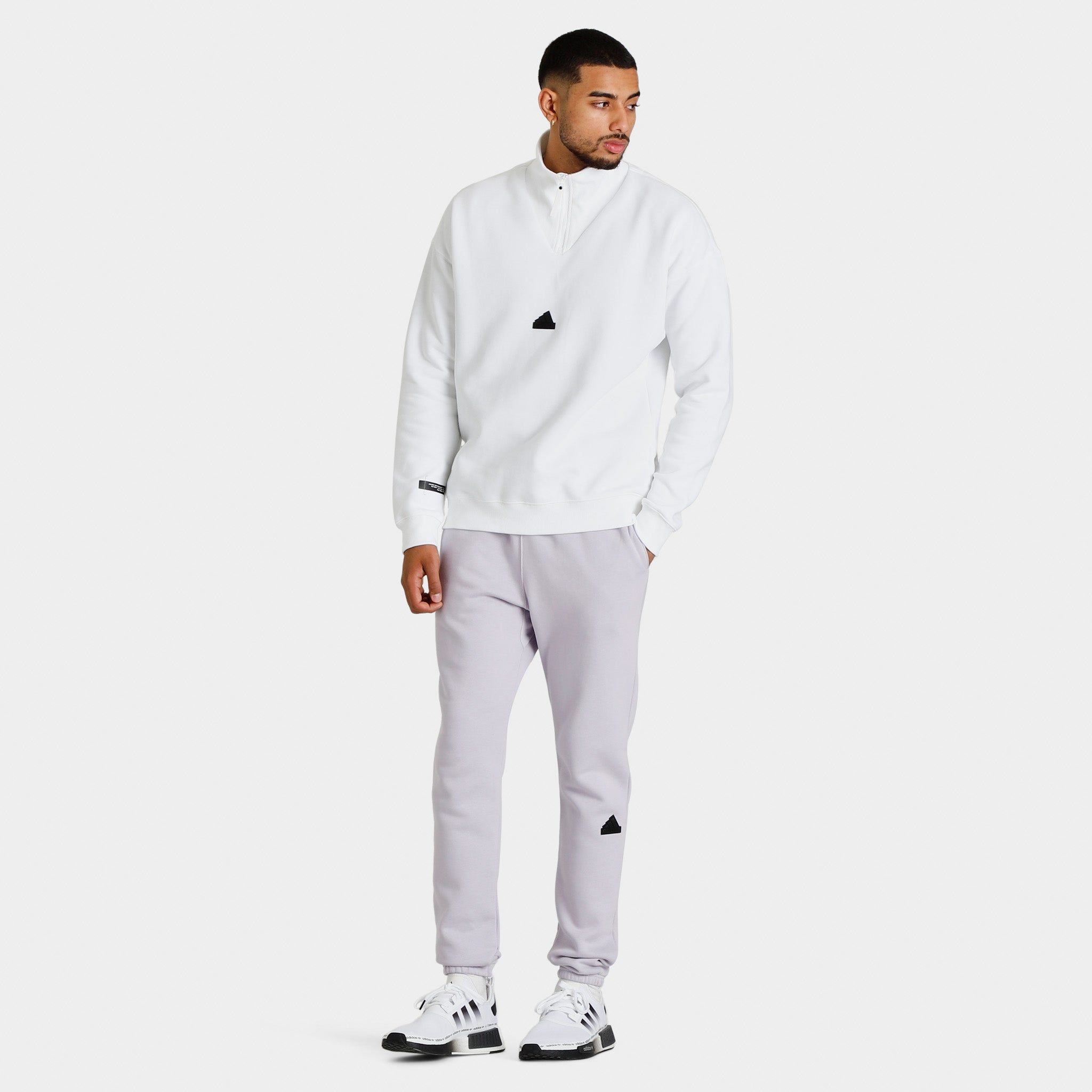 adidas Sportswear Quarter Zip Sweatshirt / White sold by JD Sports product image thumbnail 5