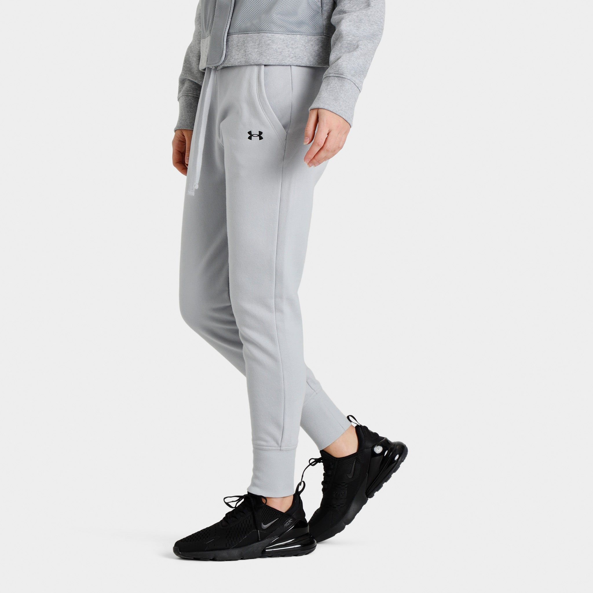 Under Armour Women’s JD Rival Fleece Joggers / Grey sold by JD Sports product image thumbnail 4
