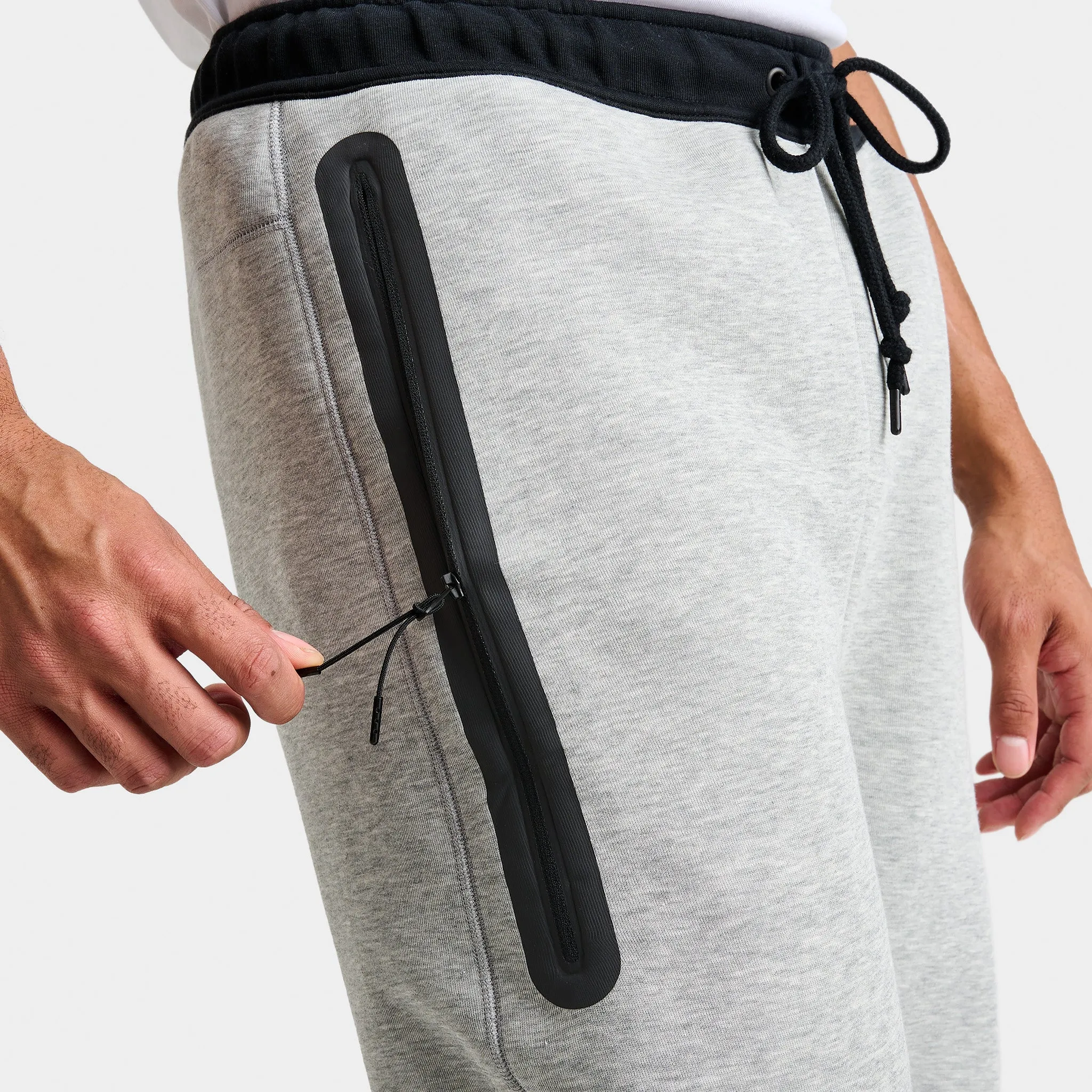 Nike Sportswear Tech Fleece Slim Fit Joggers Dark Grey Heather / Black - White sold by JD Sports product image thumbnail 5