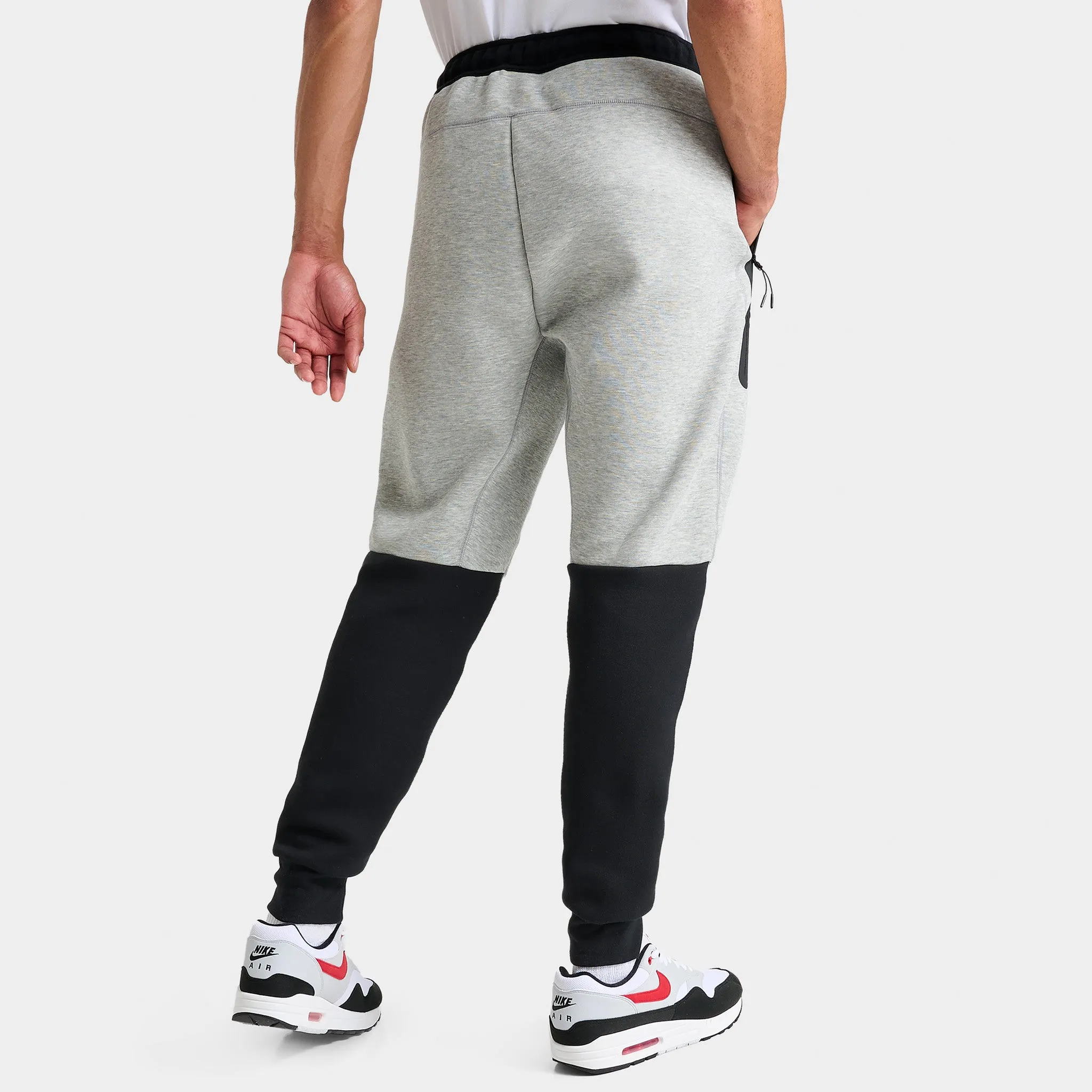 Nike Sportswear Tech Fleece Slim Fit Joggers Dark Grey Heather / Black - White sold by JD Sports product image thumbnail 2