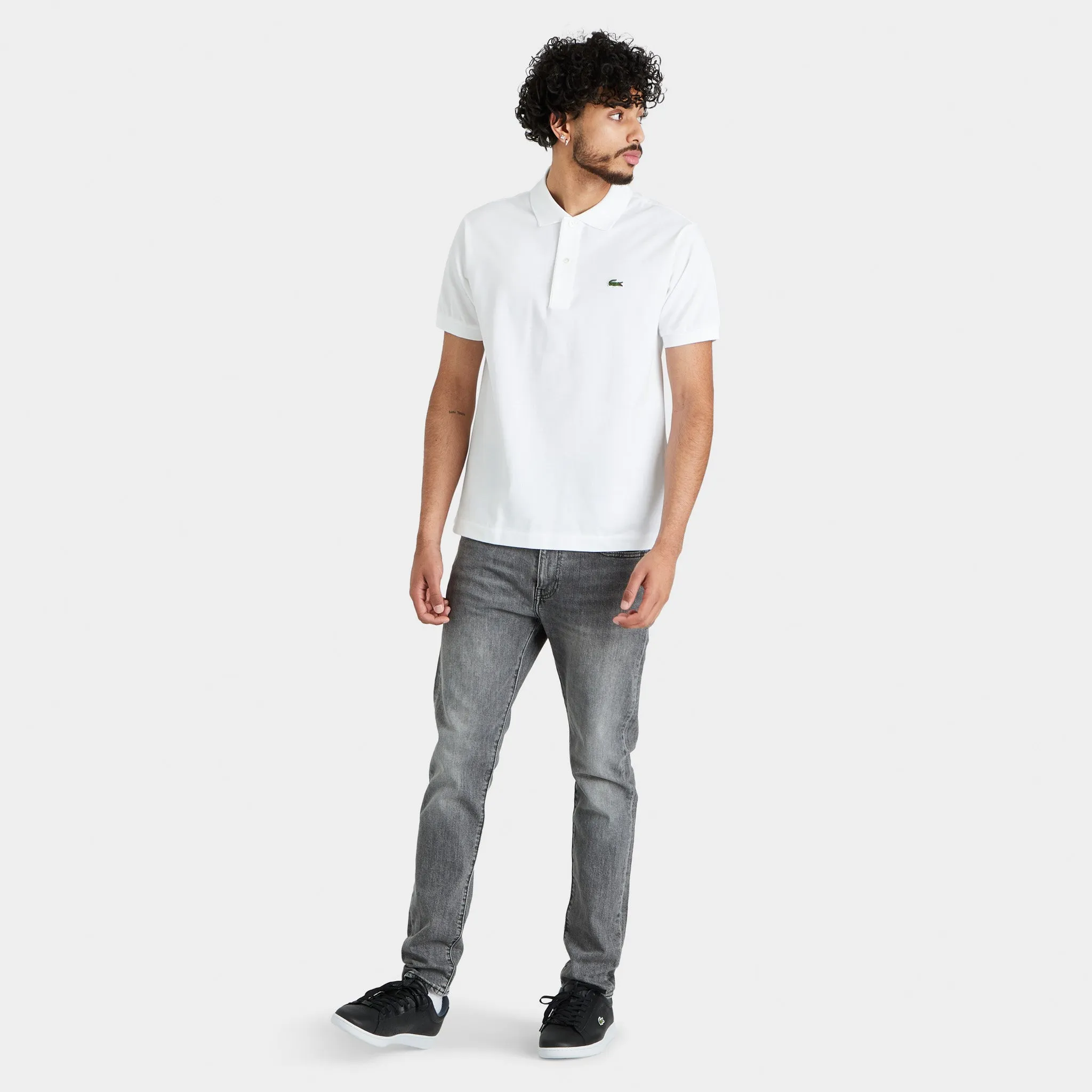 Lacoste Original L.12.12 Petit Piqu� Cotton Polo Shirt / White sold by JD Sports product image thumbnail 5