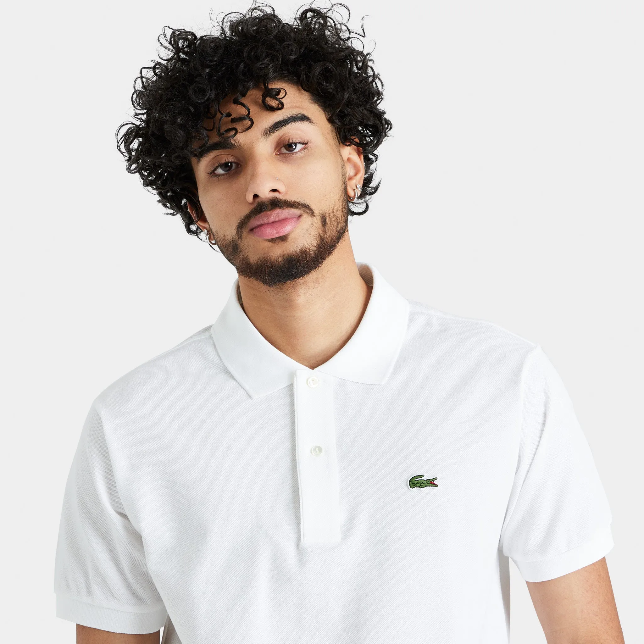 Lacoste Original L.12.12 Petit Piqu� Cotton Polo Shirt / White sold by JD Sports product image thumbnail 3