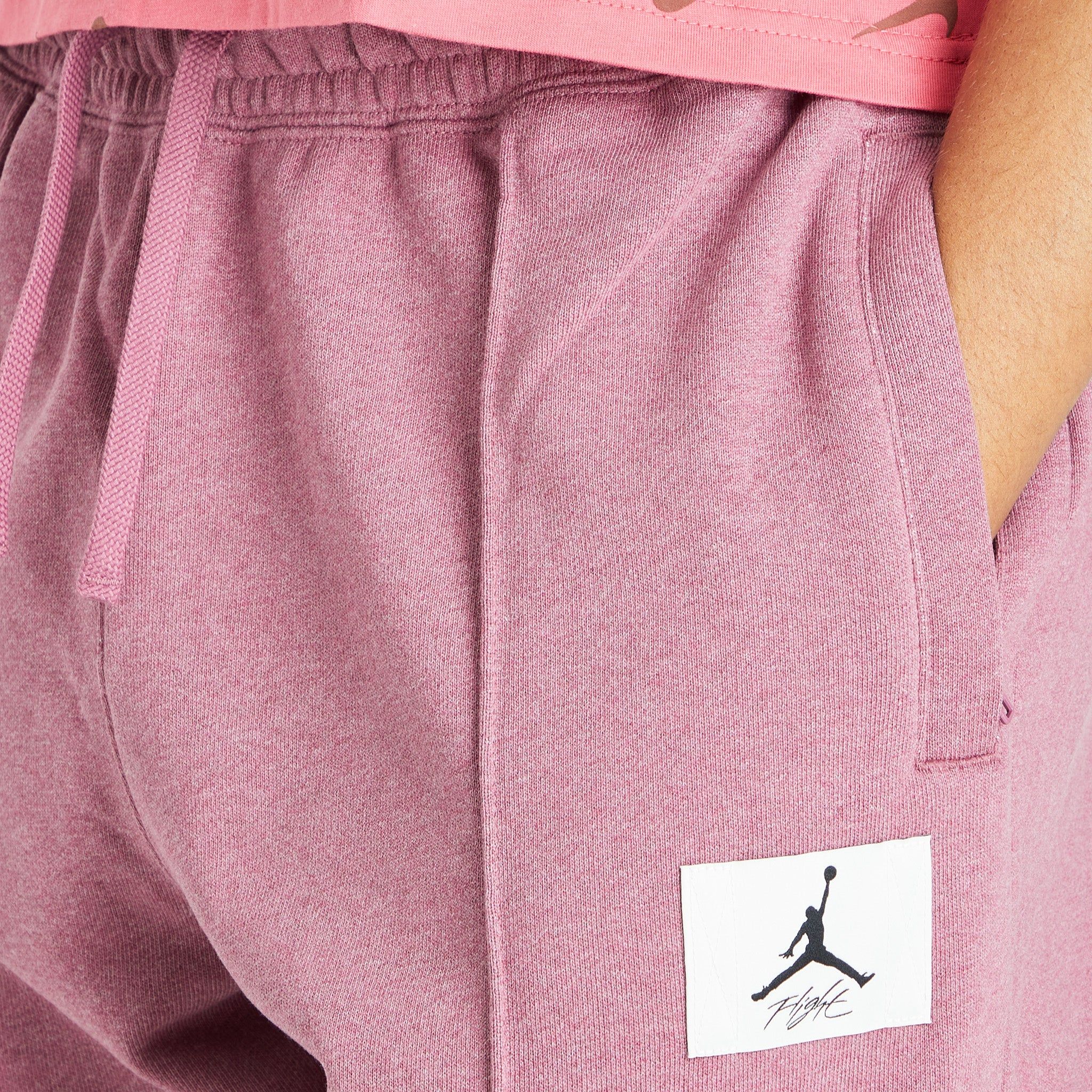 Jordan Women's Essentials Fleece Pants Light Mulberry / Heather - Cave Purple sold by JD Sports product image thumbnail 5