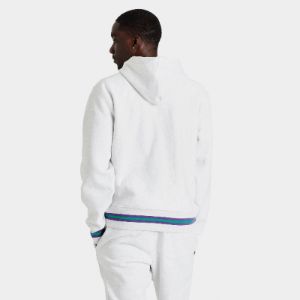 Champion Premium Reverse Weave Pullover Hoodie / Silver Grey sold by JD Sports