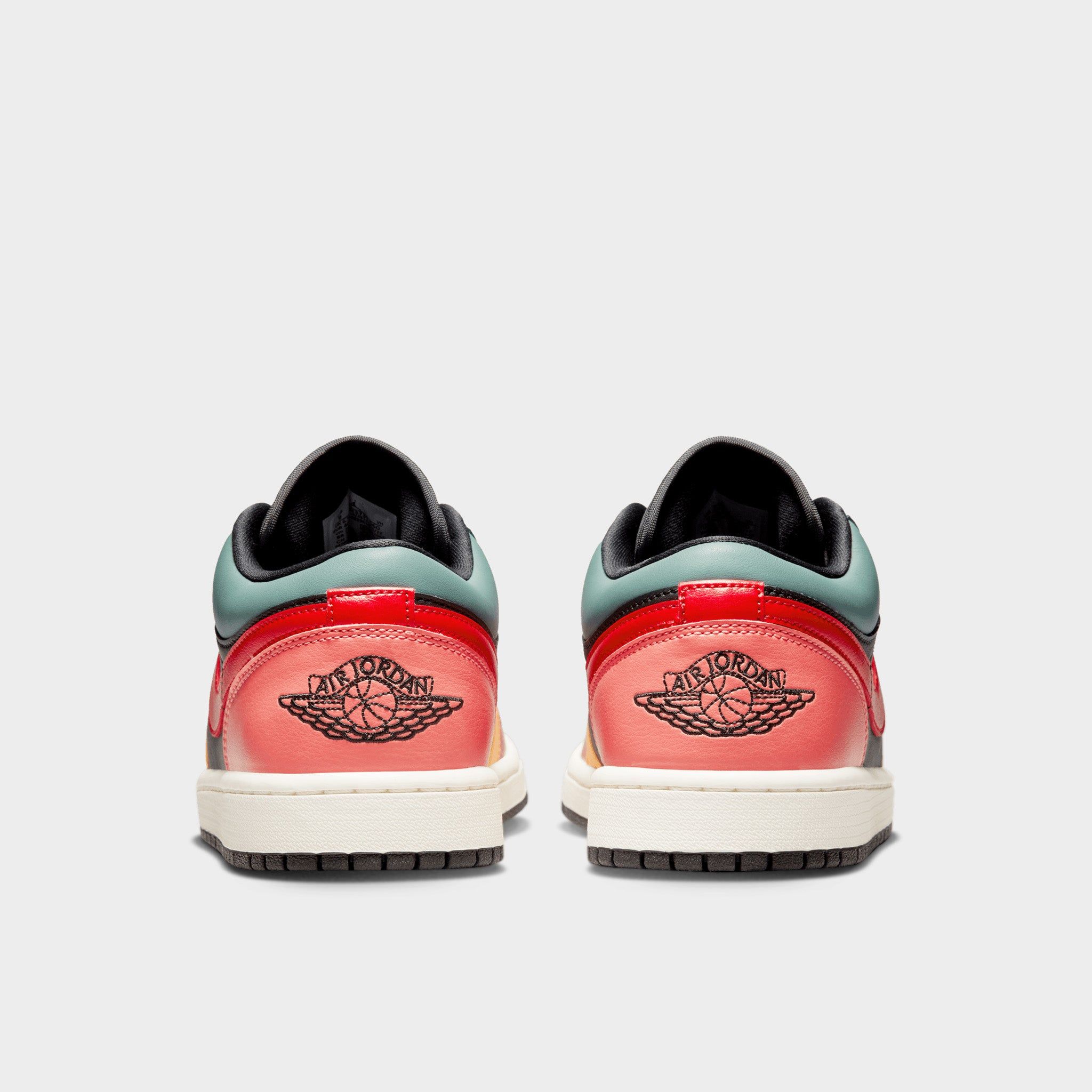 Jordan Women’s 1 Low SE Black / Fire Red - Taxi sold by JD Sports product image thumbnail 5