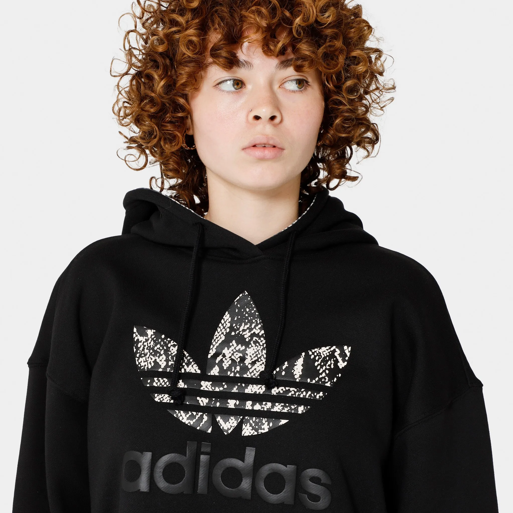adidas Originals Women's Logo Pullover Hoodie / Black sold by JD Sports product image thumbnail 3
