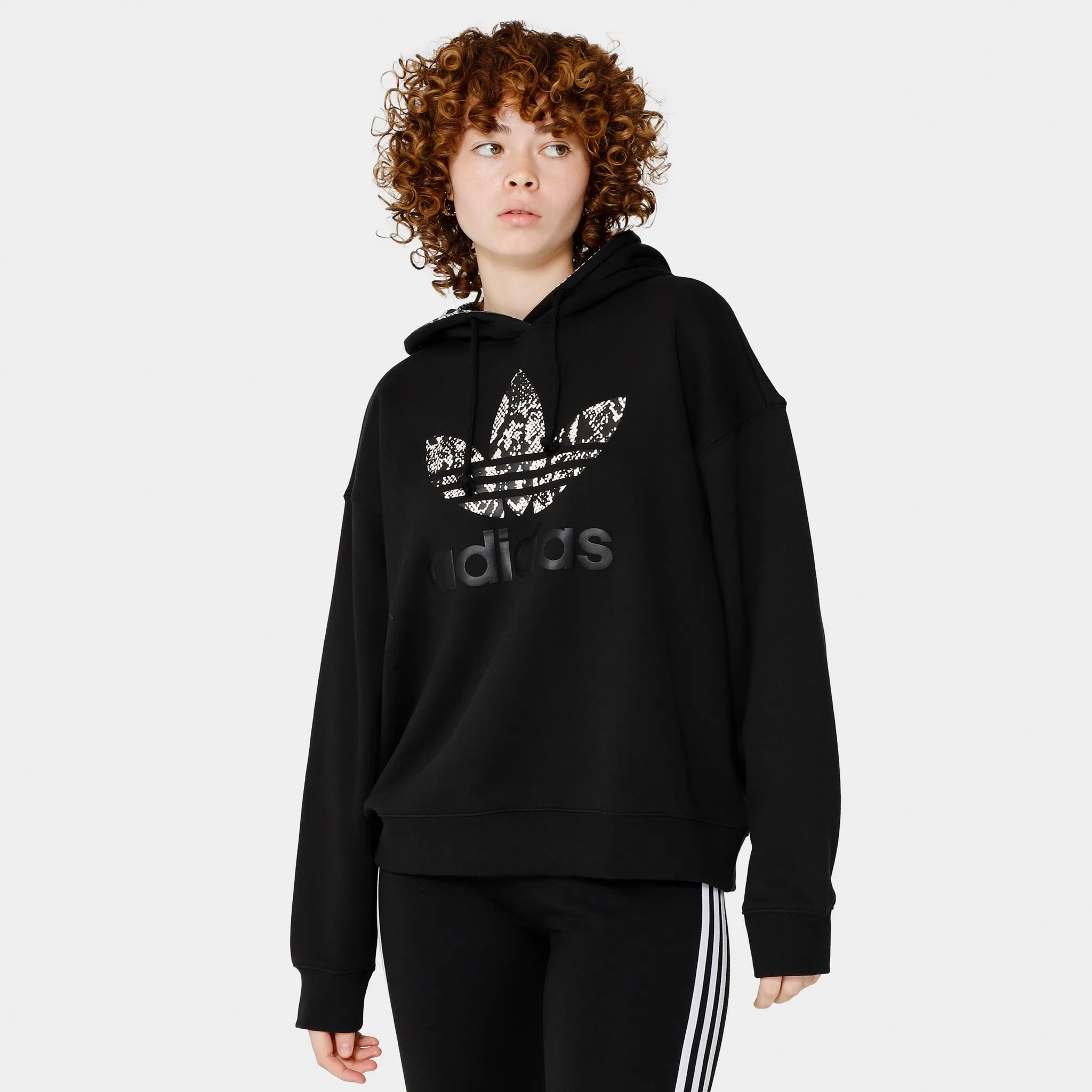 adidas Originals Women's Logo Pullover Hoodie / Black sold by JD Sports