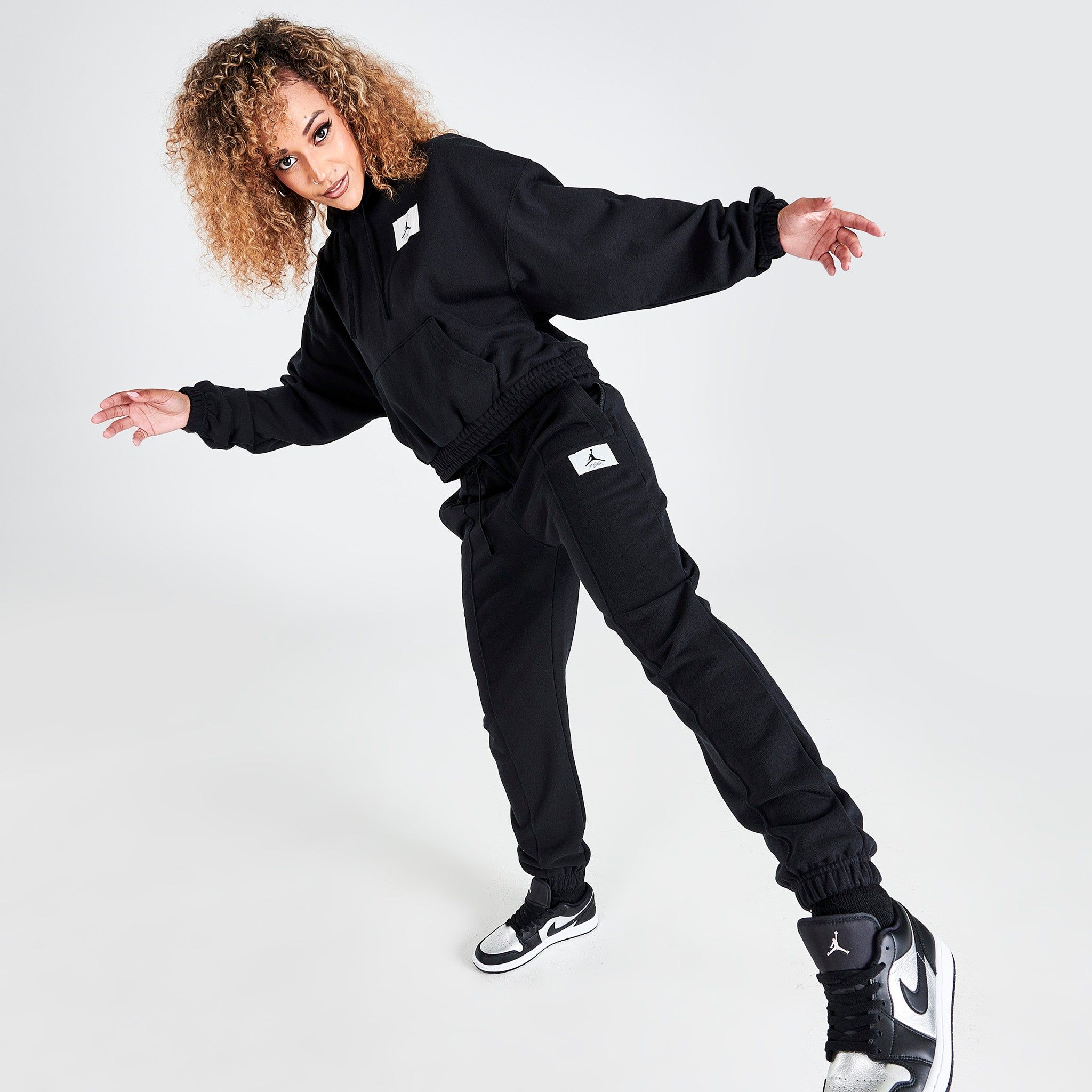 Jordan Women's Essential Fleece Pants / Black sold by JD Sports product image thumbnail 6