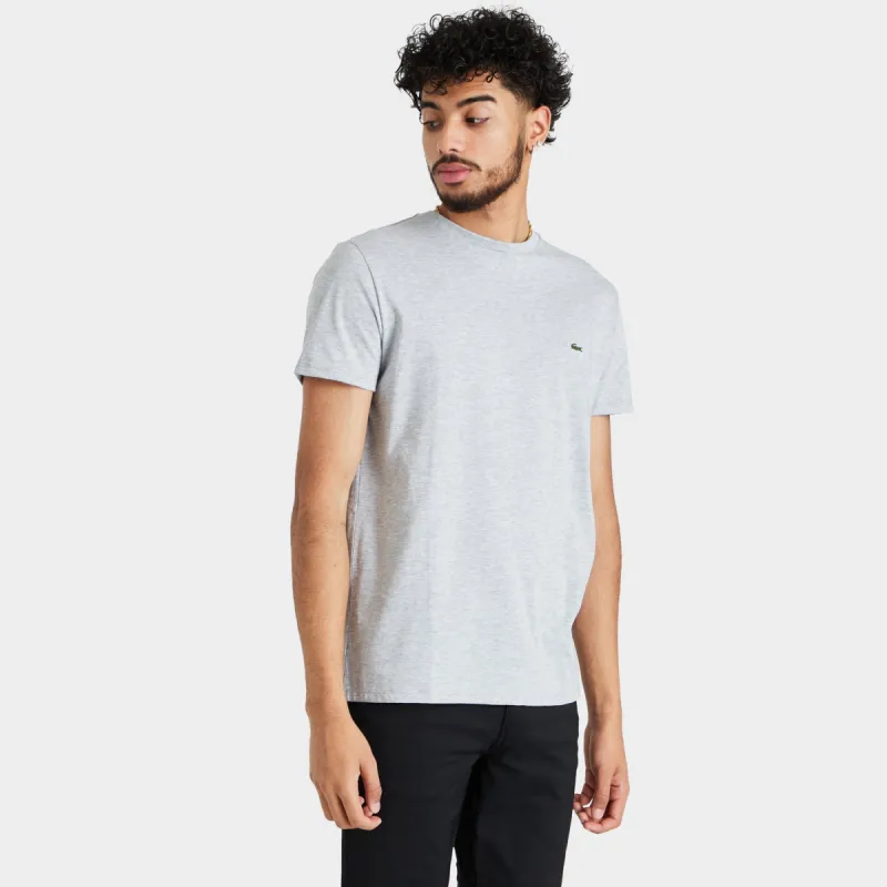 Lacoste Pima Cotton T-shirt / Silver Chine sold by JD Sports