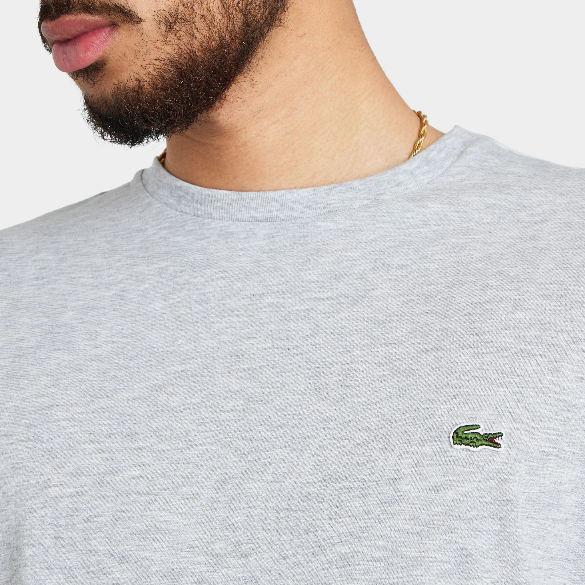 Lacoste Pima Cotton T-shirt / Silver Chine sold by JD Sports product image thumbnail 4