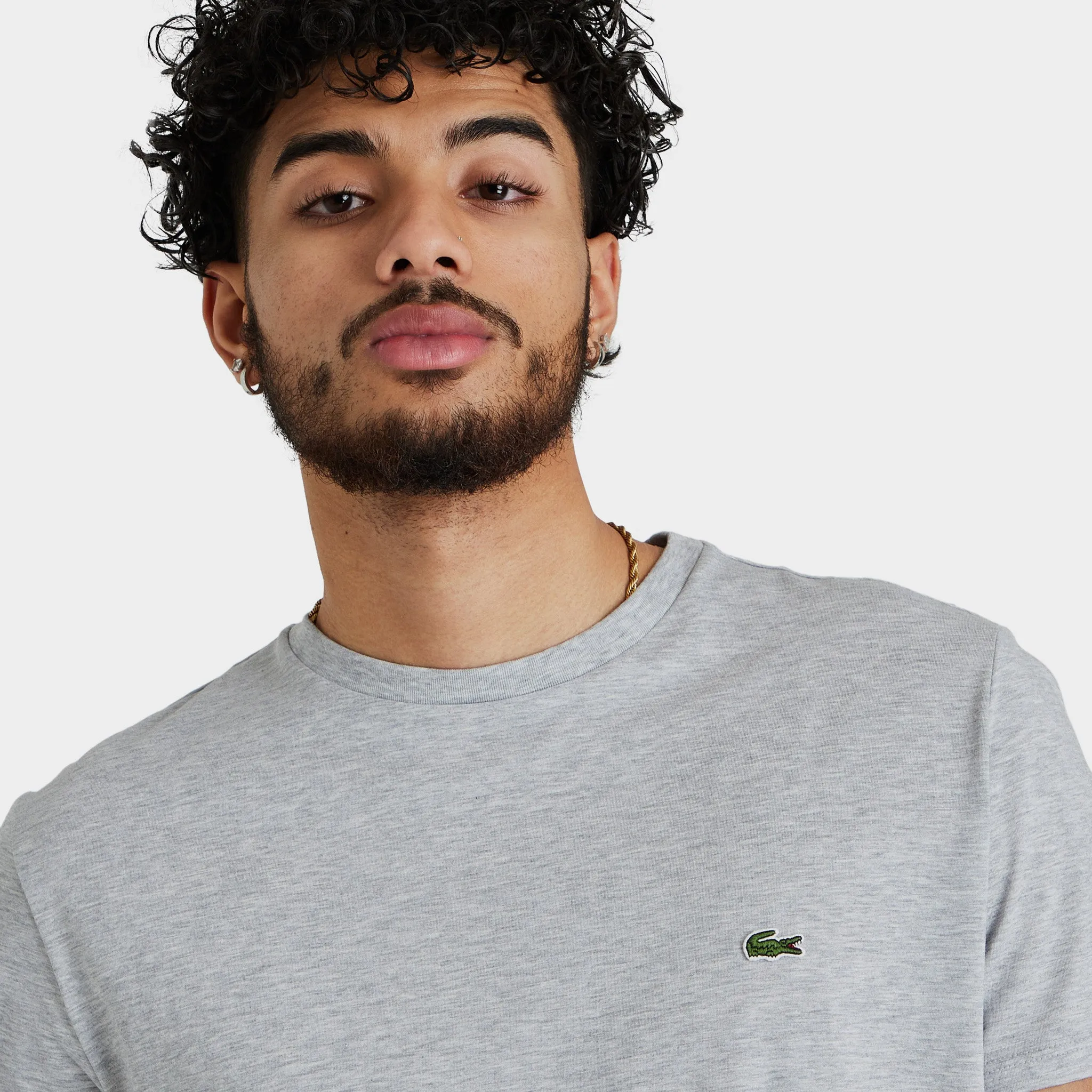 Lacoste Pima Cotton T-shirt / Silver Chine sold by JD Sports product image thumbnail 3