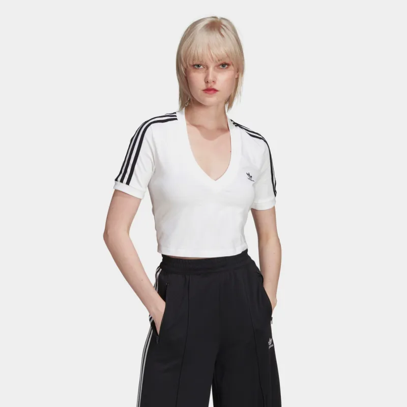 adidas Originals Women's Adicolor Classics Cropped T-shirt / White sold by JD Sports