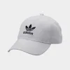 adidas Originals Relaxed Strapback Cap White / Black sold by JD Sports