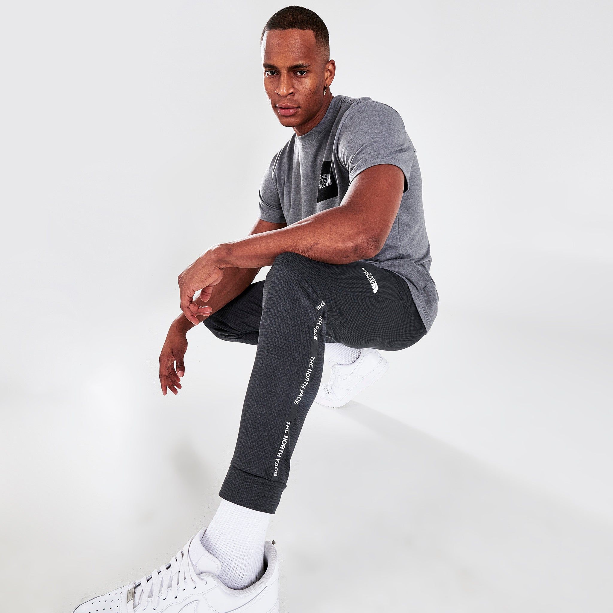 The North Face Tape Fleece Jogger Pants / Asphalt sold by JD Sports product image thumbnail 6
