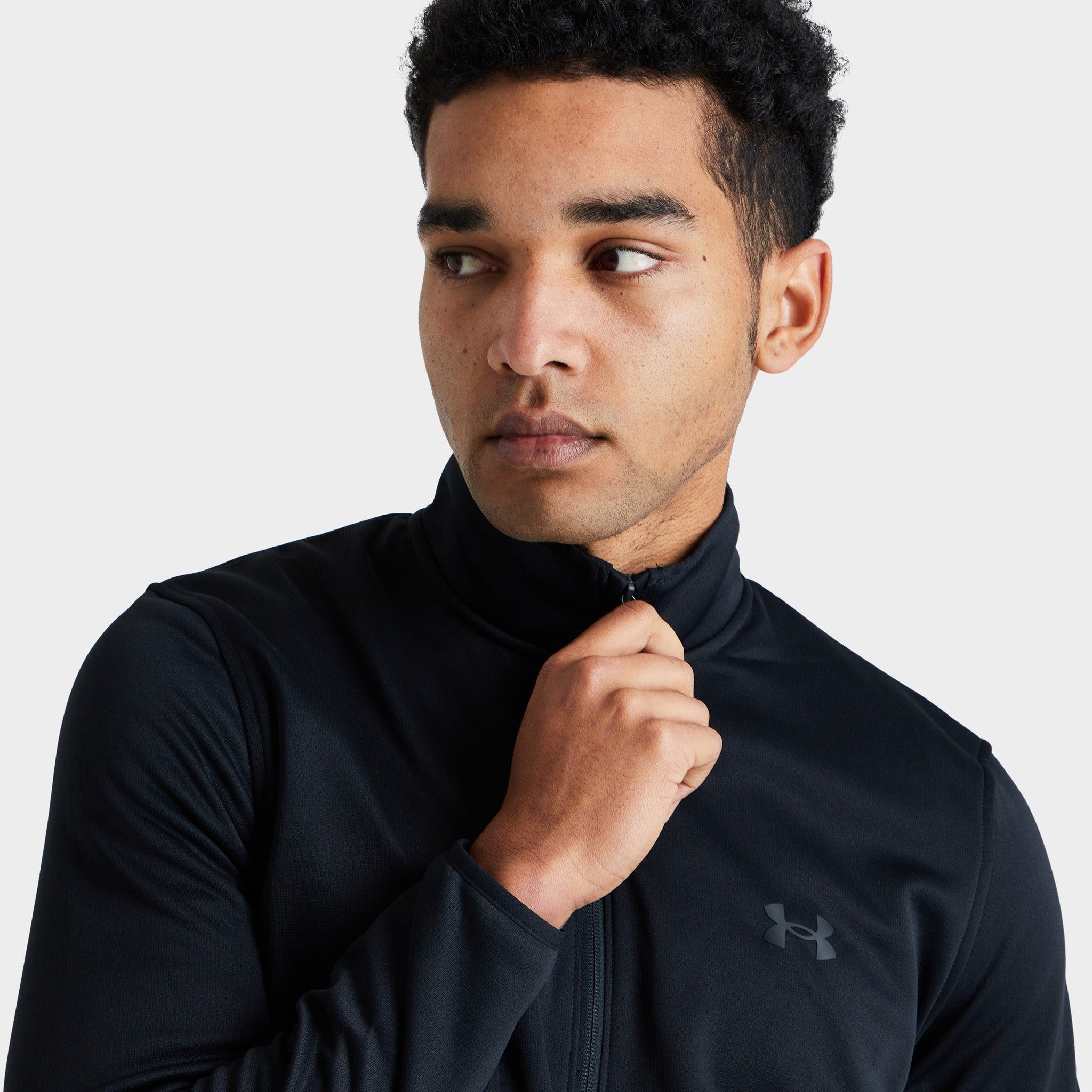 Under Armour Armour Fleece Half Zip Hoodie / Black sold by JD Sports product image thumbnail 4