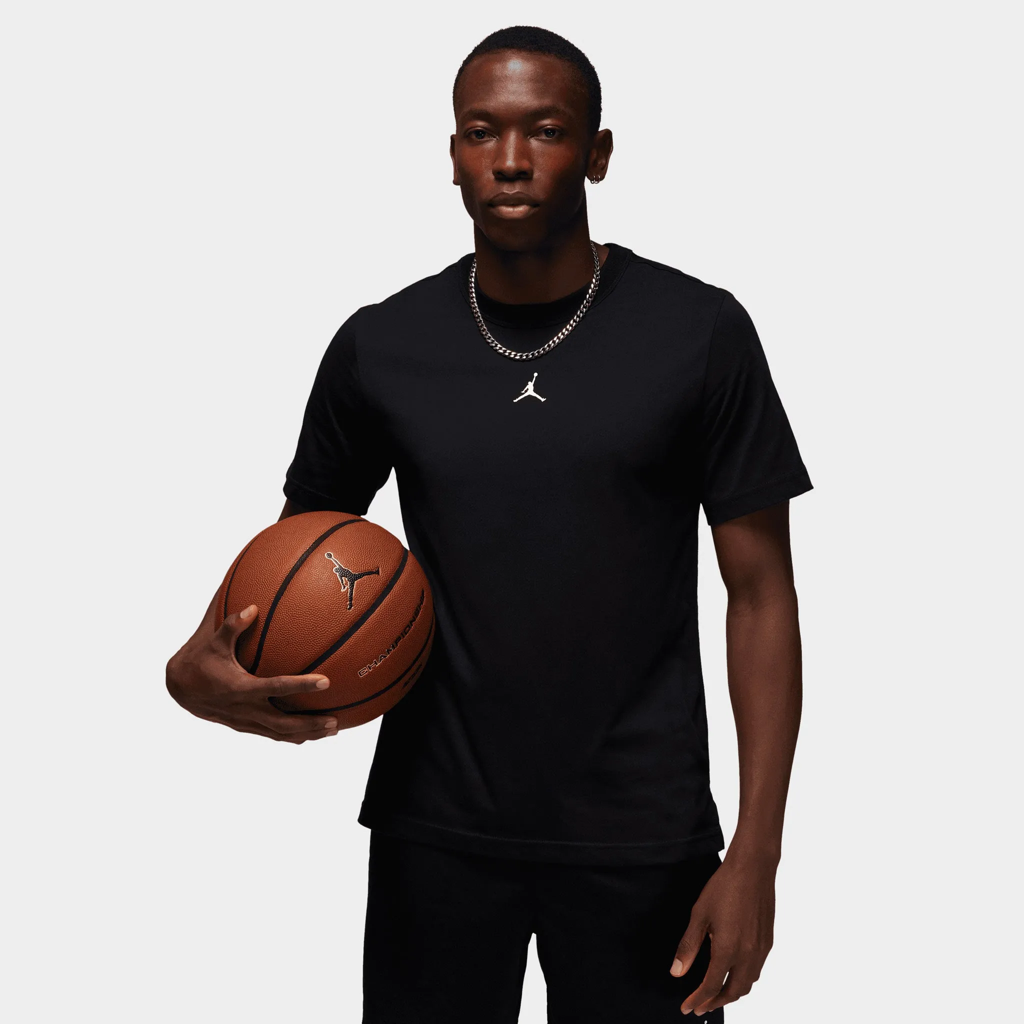 Jordan Sport Dri-FIT T-shirt Black / White sold by JD Sports