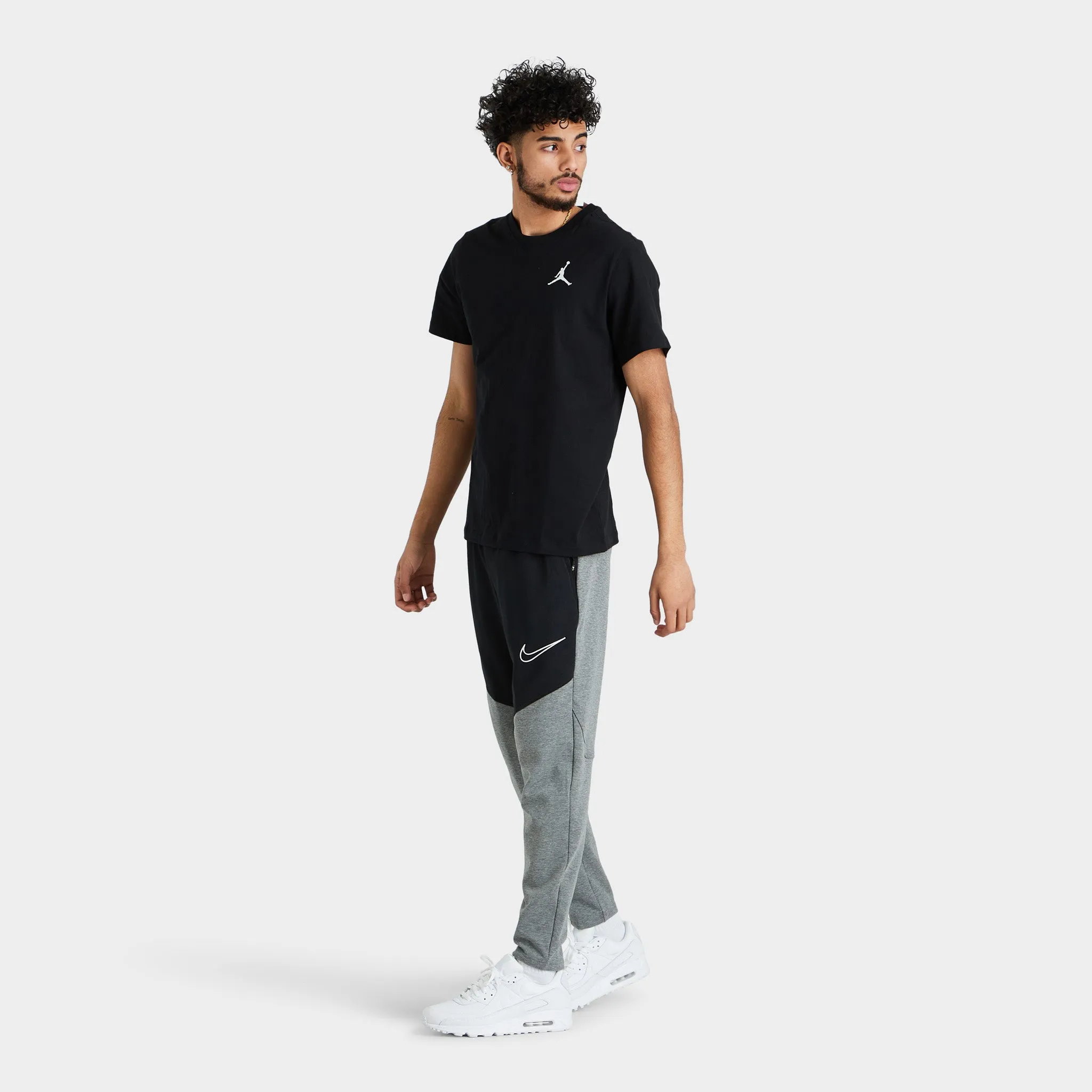 Jordan Jumpman Short Sleeve T-shirt Black / White sold by JD Sports product image thumbnail 5