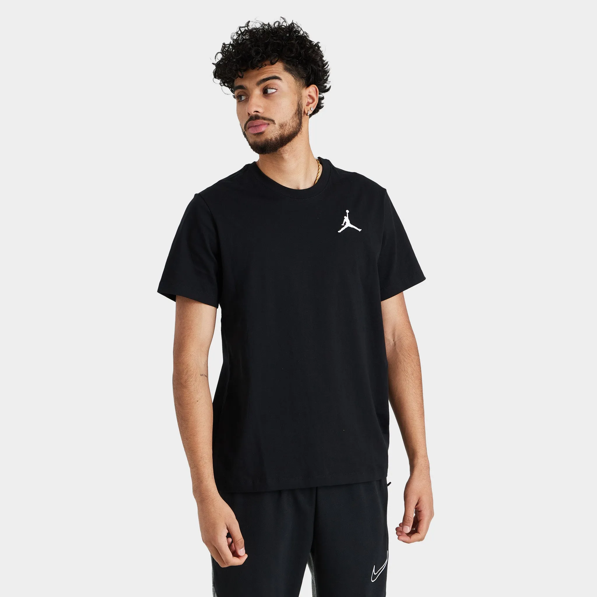 Jordan Jumpman Short Sleeve T-shirt Black / White sold by JD Sports