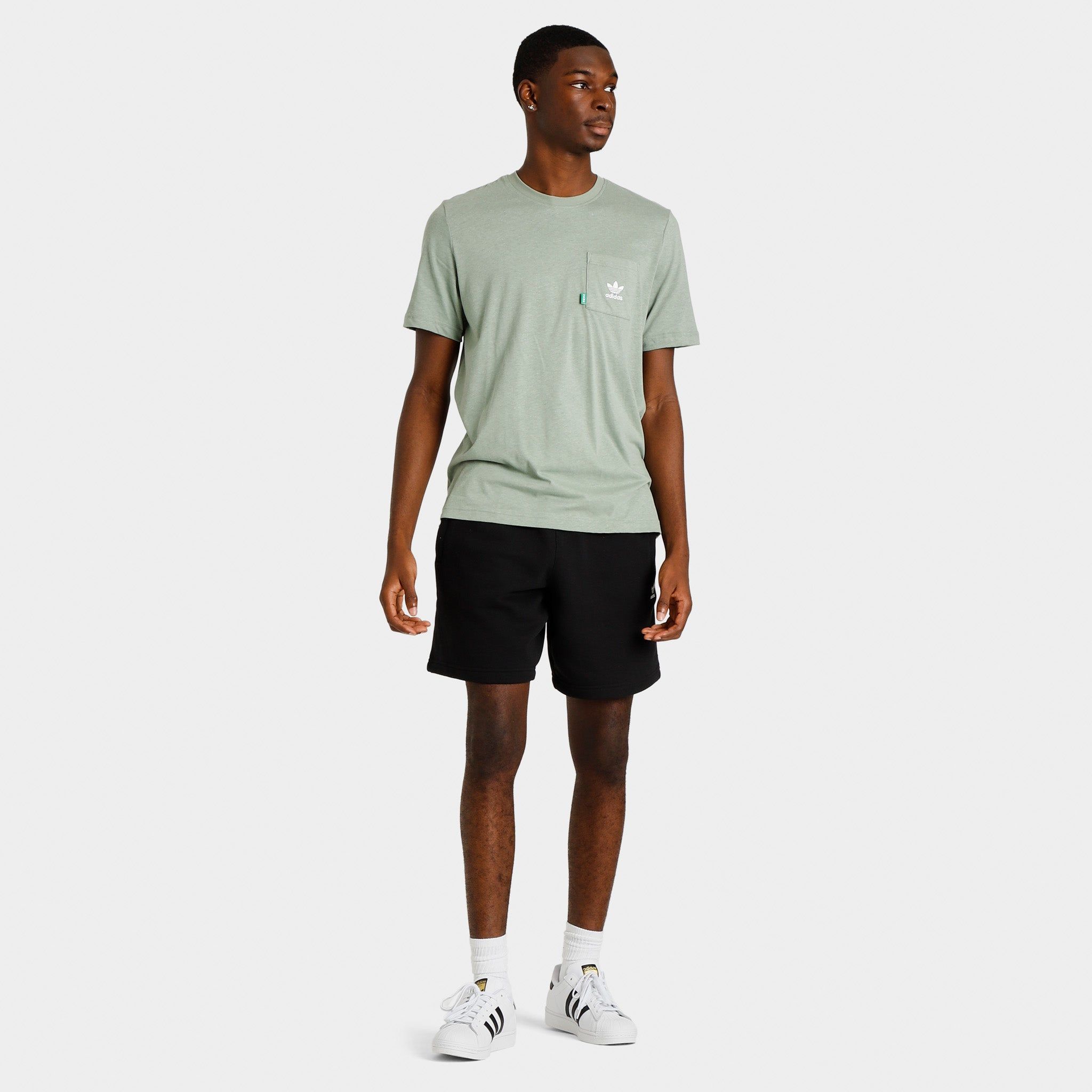 adidas Originals Essentials+ Made with Hemp T-shirt / Silver Green sold by JD Sports product image thumbnail 5