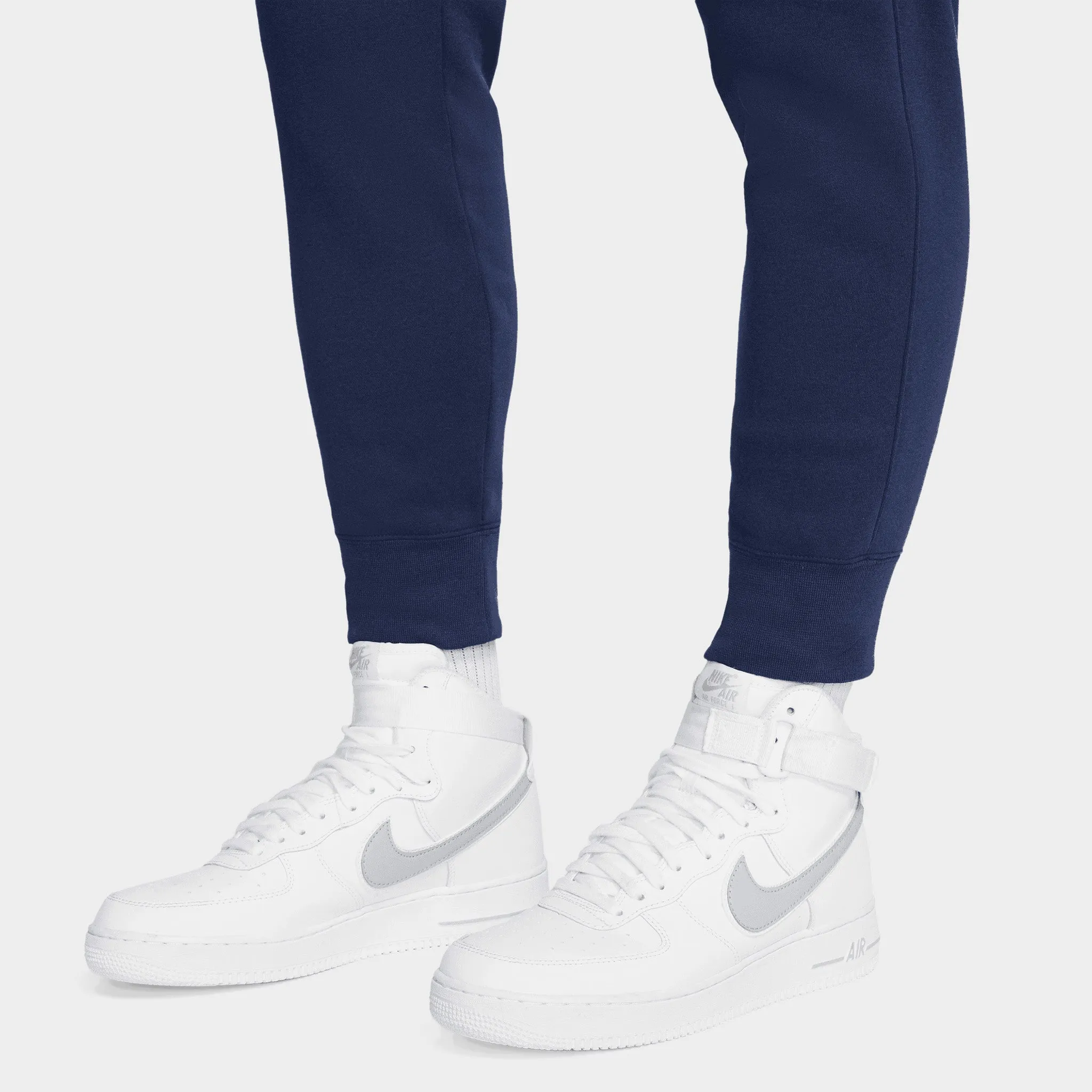 Nike Sportswear Club Fleece Joggers Midnight Navy / Midnight Navy - White sold by JD Sports product image thumbnail 5