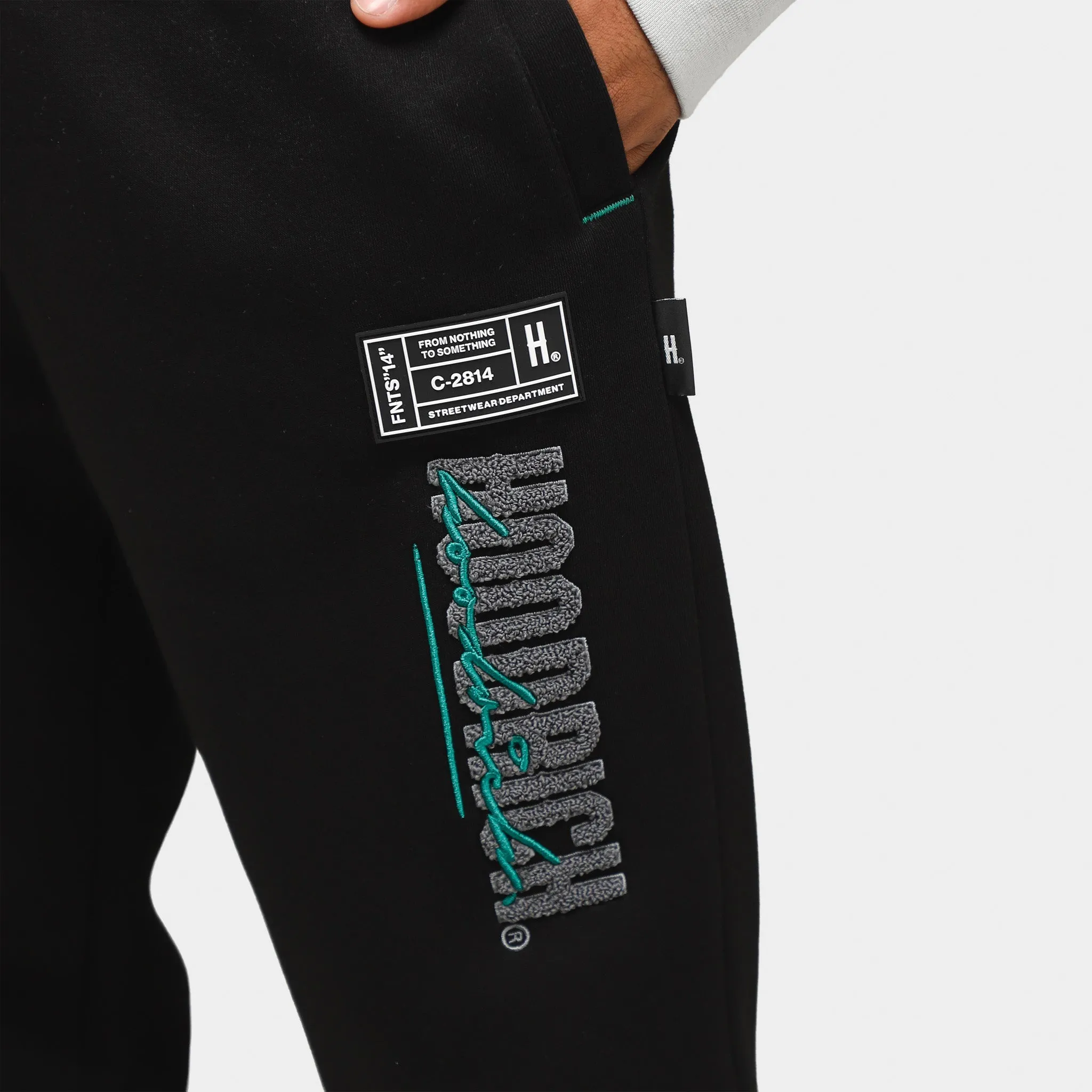 Hoodrich OG Blend V2 Joggers Black / Lava Smoke - Aventurine sold by JD Sports product image thumbnail 3