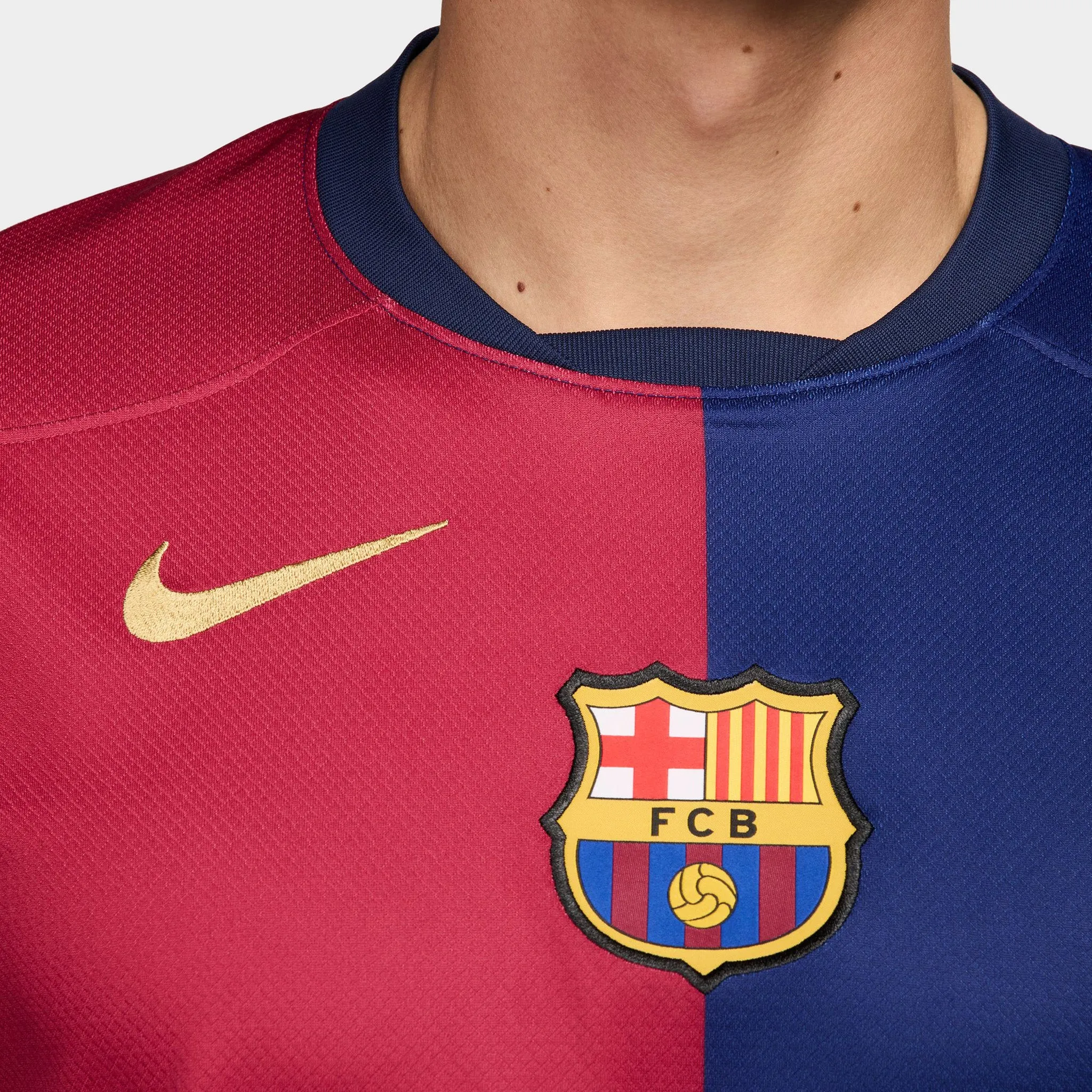 Nike Dri-FIT FC Barcelona Soccer Jersey Deep Royal Blue / Noble Red - Midnight Navy sold by JD Sports product image thumbnail 5