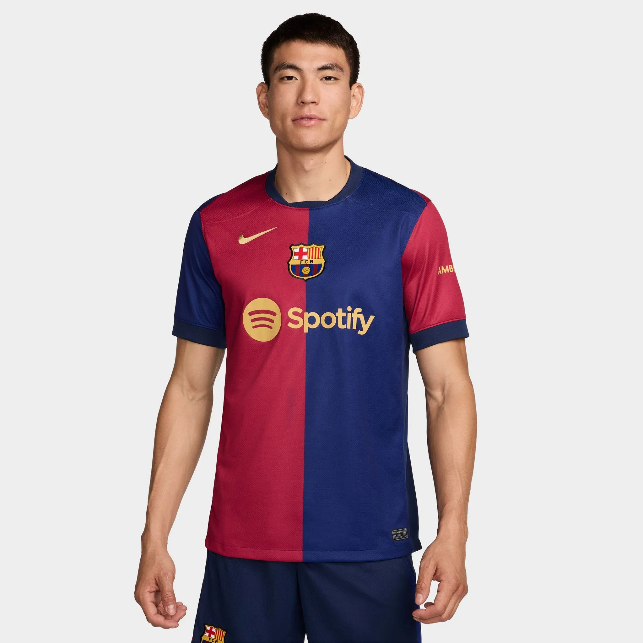 Nike Dri-FIT FC Barcelona Soccer Jersey Deep Royal Blue / Noble Red - Midnight Navy sold by JD Sports