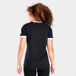 adidas Originals Women's Adicolor Classics 3-Stripes T-shirt / Black sold by JD Sports