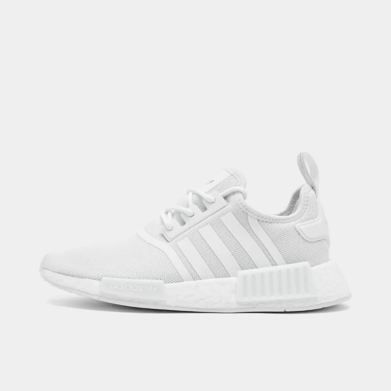 adidas Originals Women's NMD_R1 Primeblue Cloud White / Cloud White - Metallic Silver sold by JD Sports