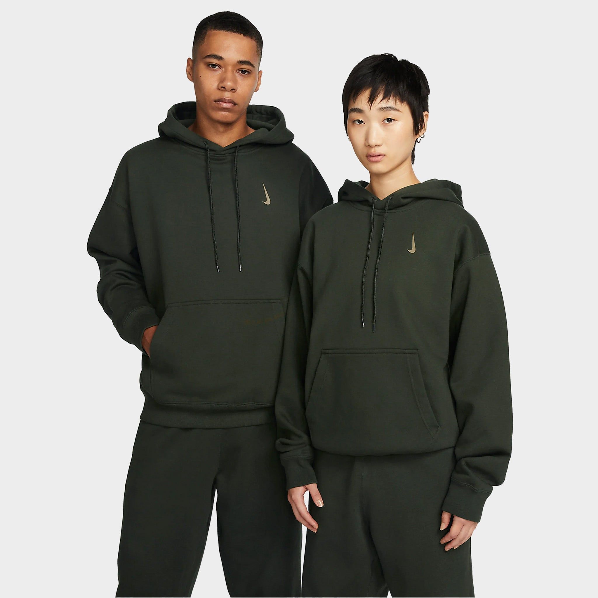 Nike x Billie Eilish Hoodie Sequoia / Mushroom sold by JD Sports