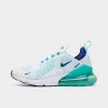 Nike Air Max 270 White / Hyper Jade - Deep Royal Blue sold by JD Sports