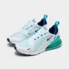 Nike Air Max 270 White / Hyper Jade - Deep Royal Blue sold by JD Sports